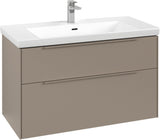 Villeroy & Boch Subway 3.0 Waschtischunterschrank C570L0 Brilliant White mit LED-Beleuchtung und SoftClosing