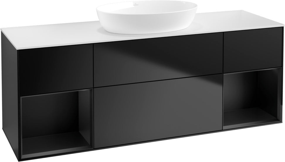 Villeroy & Boch Finion Waschtischunterschrank GD01GF 1600 mm Glossy White Lacquer mit Beleuchtung