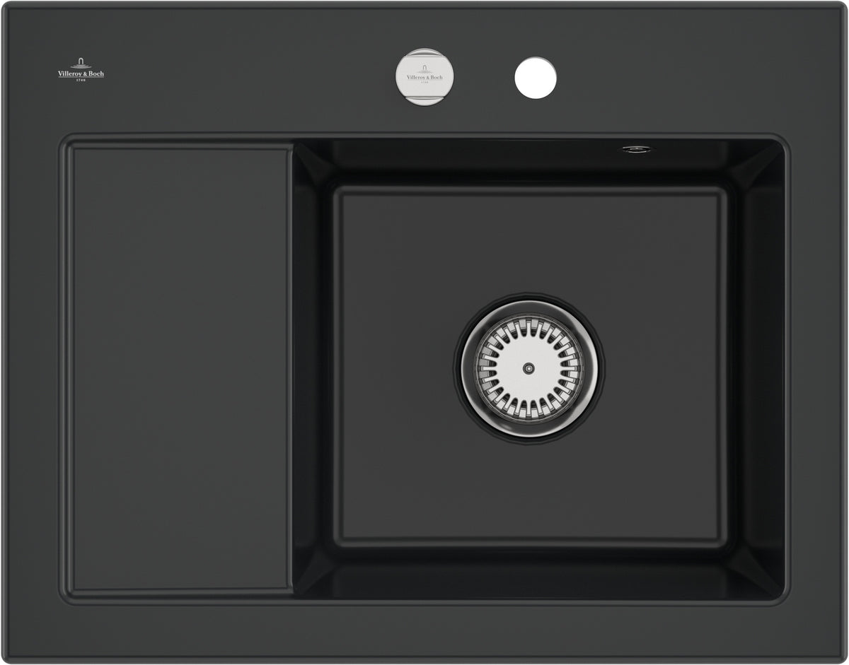 Villeroy & Boch Einbauspüle Subway 45 Compact 331301 Weiß Alpin CeramicPlus 650x510mm