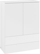 Villeroy & Boch Antao Highboard 814 mm Glossy White Lacquer – Hochglanz Badmöbel mit LED-Beleuchtung