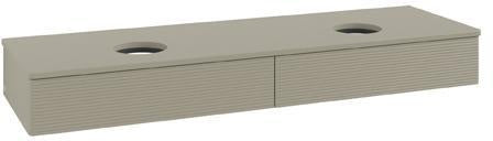Villeroy & Boch Antao Waschtischunterschrank 1600 mm Stone Grey Matt mit 2 Auszügen