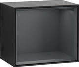 Villeroy & Boch Finion Regalmodul F580GM | 418 mm | Black Matt Lacquer mit LED-Beleuchtung