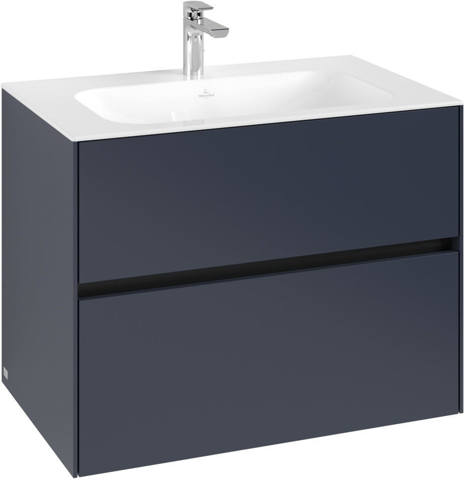 Villeroy & Boch Waschbeckenunterschrank Collaro C13800 White Oak – 796 mm, 2 Auszüge, SoftClosing
