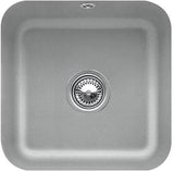 Villeroy & Boch Unterbauspüle Cisterna 50 Ebony CeramicPlus 445x445 mm Keramik