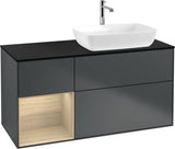 Villeroy & Boch Finion Waschtischunterschrank 1200 mm Glossy White Lacquer mit Beleuchtung