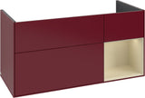 Villeroy & Boch Finion Waschbeckenunterschrank Glossy White Lacquer 1196 mm mit LED-Beleuchtung
