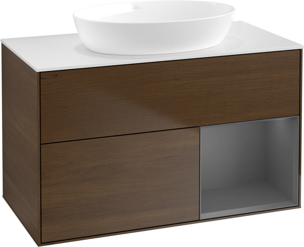 Villeroy & Boch Finion Waschtischunterschrank FA21GFGF 1000 mm Glossy White Lacquer