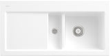 Villeroy & Boch Einbauspüle Subway 60 Ivory CeramicPlus – 1000 mm Keramik mit Abtropffläche