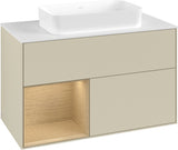 Villeroy & Boch Finion Waschtischunterschrank 1000 mm Glossy White Lacquer – mit LED-Beleuchtung & SoftClosing