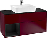 Villeroy & Boch Finion Waschbeckenunterschrank 1200 mm Glossy White mit Beleuchtung
