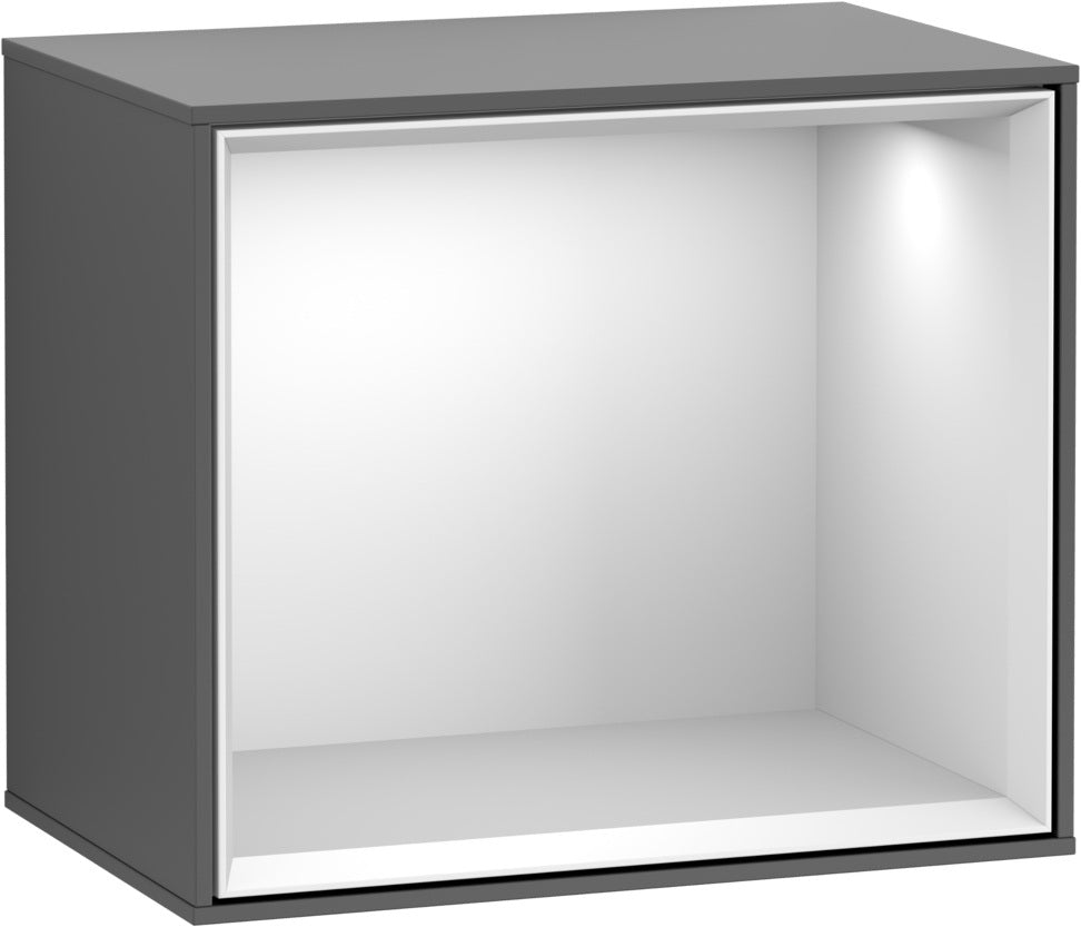 Villeroy & Boch Finion Regalmodul G580GF 418x358x270mm Glossy White Lacquer mit Beleuchtung