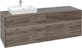 Villeroy & Boch Waschbeckenunterschrank Collaro C078 B0 1600 mm Stone Oak mit Beleuchtung