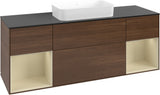 Villeroy & Boch Finion Waschtischunterschrank 1600 mm Glossy White Lacquer mit Beleuchtung