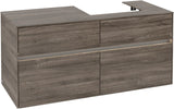 Villeroy & Boch Waschtischunterschrank Collaro C072B0 1200 mm Stone Oak mit Beleuchtung & SoftClosing
