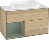 Villeroy & Boch Waschtischunterschrank Finion G241GF Glossy White Lacquer 1000 mm mit Beleuchtung
