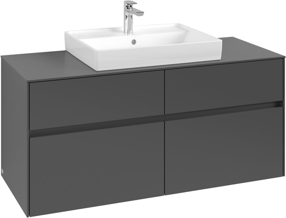 Villeroy & Boch Waschtischunterschrank Collaro C081 1200 mm White Oak mit 4 Auszügen und SoftClosing