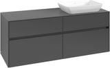 Villeroy & Boch Waschtischunterschrank Collaro C118 B0 1400 mm White Oak mit Beleuchtung und SoftClosing