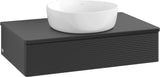 Villeroy & Boch Waschtischunterschrank Antao 800 mm Anthrazit Matt mit Auszugsbeleuchtung