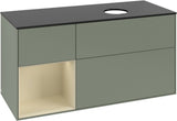 Villeroy & Boch Waschtischunterschrank Finion FA42G 1200 mm Glossy White Lacquer mit Beleuchtung