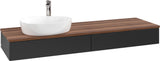 Villeroy & Boch Waschbeckenunterschrank Antao L15051 1600 mm Anthrazit Matt mit Auszugsbeleuchtung