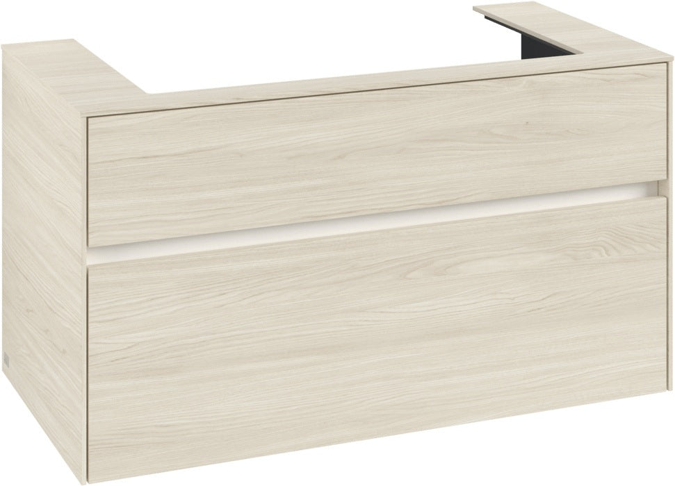 Villeroy & Boch Waschtischunterschrank Collaro C020 B0 1000 mm White Oak mit Beleuchtung