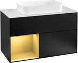 Villeroy & Boch Waschtischunterschrank Finion G241GF Glossy White Lacquer 1000 mm mit Beleuchtung