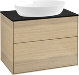 Villeroy & Boch Waschtischunterschrank Finion G9920 800 mm Glossy White Lacquer mit Beleuchtung
