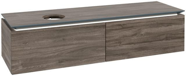 Villeroy & Boch Legato Waschbeckenunterschrank 1600 mm Glossy White mit LED-Beleuchtung