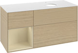 Villeroy & Boch Finion Waschbeckenunterschrank 1200 mm Glossy White Lacquer mit Beleuchtung