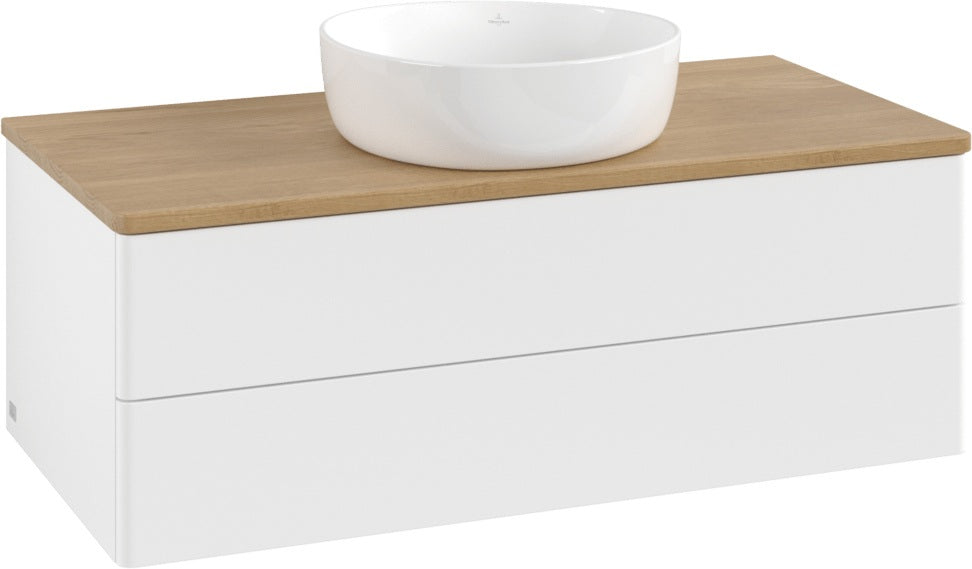 Villeroy & Boch Waschtischunterschrank Antao 1000 mm White Matt Lacquer mit 2 Auszügen