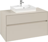 Villeroy & Boch Waschtischunterschrank Collaro C016 1000 mm Cashmere Grey mit SoftClosing