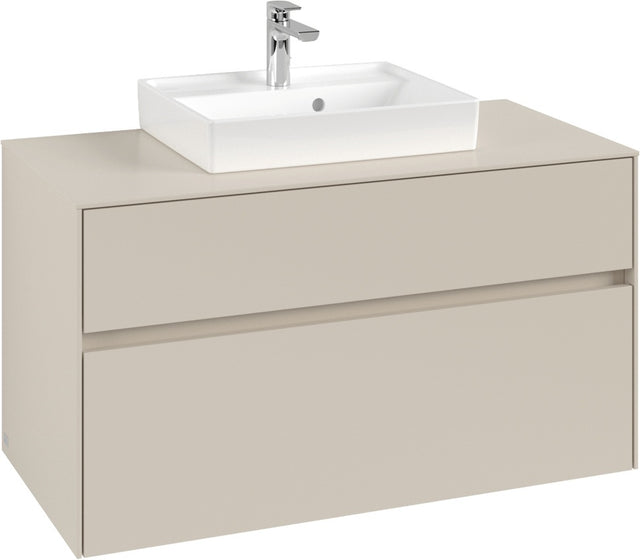 Villeroy & Boch Waschtischunterschrank Collaro C016 1000 mm Cashmere Grey mit SoftClosing