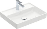 Villeroy & Boch Wandwaschbecken Collaro 550x440mm Weiß Alpin – Rechteck, TitanCeram, ohne Überlauf