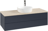 Villeroy & Boch Waschtischunterschrank Antao K21053 1200 mm Anthracite Matt Lacquer mit Hahnlochbohrung