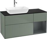 Villeroy & Boch Finion Waschtischunterschrank 1200 mm Glossy White mit Beleuchtung und SoftClosing