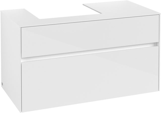 Villeroy & Boch Collaro Waschtischunterschrank 1000 mm Glossy White mit SoftClosing