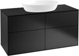 Villeroy & Boch Finion Waschbeckenunterschrank 1000 mm Glossy White Lacquer mit Beleuchtung