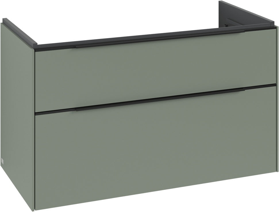 Villeroy & Boch Subway 3.0 Waschtischunterschrank C570L0 Brilliant White mit LED-Beleuchtung und SoftClosing
