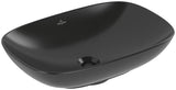Villeroy & Boch Loop & Friends Aufsatzwaschbecken 560x380 mm Rechteck Ebony CeramicPlus