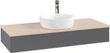Villeroy & Boch Waschtischunterschrank Antao L10053 1200 mm Anthrazit Matt mit LED-Beleuchtung