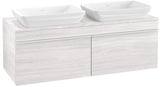 Villeroy & Boch Venticello Waschtischunterschrank 1257 mm Glossy White für 2 Waschbecken