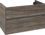 Villeroy & Boch Waschbeckenunterschrank Collaro C13900 in White Oak – 996 mm, 2 Auszüge, SoftClosing