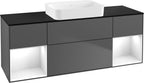 anthrazit / Mitteldichte Faserplatte (MDF) / G742G F