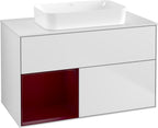 weiß / Mitteldichte Faserplatte (MDF) / F651H B 1000x603x501mm White Matt