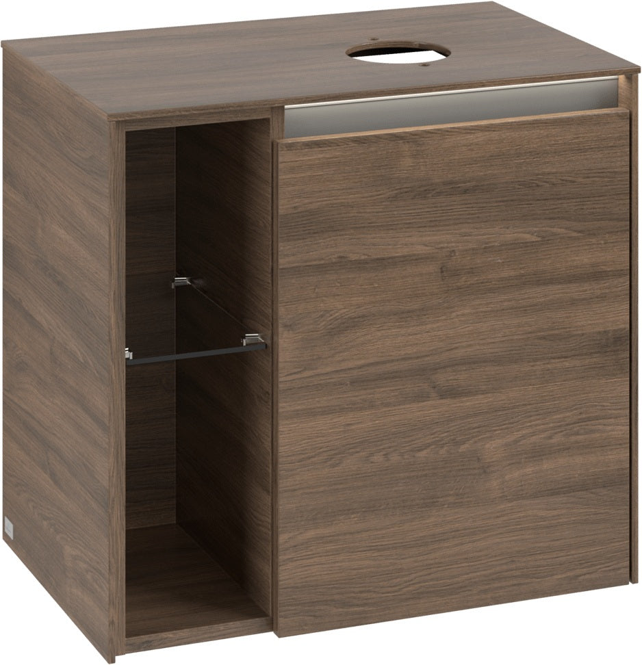 Villeroy & Boch Waschbeckenunterschrank Collaro C151 B0 600x548x380mm White Oak mit Beleuchtung