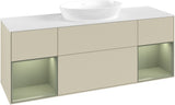 Villeroy & Boch Finion Waschbeckenunterschrank 1600 mm Glossy White Lacquer – mit LED-Beleuchtung