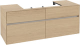 Villeroy & Boch Waschtischunterschrank Collaro Nordic Oak 1400 mm mit 4 Auszügen