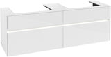 Villeroy & Boch Waschbeckenunterschrank Collaro C024 B0 1600 mm Glossy White mit LED-Beleuchtung