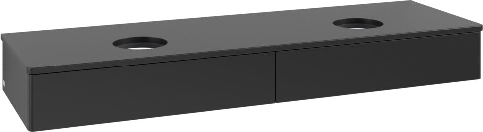 Villeroy & Boch Waschtischunterschrank Antao 1600 mm Anthrazit Matt Lack mit LED-Beleuchtung