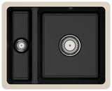 Villeroy & Boch Unterbauspüle Subway 60 XU 545x440mm Keramik Ebony CeramicPlus